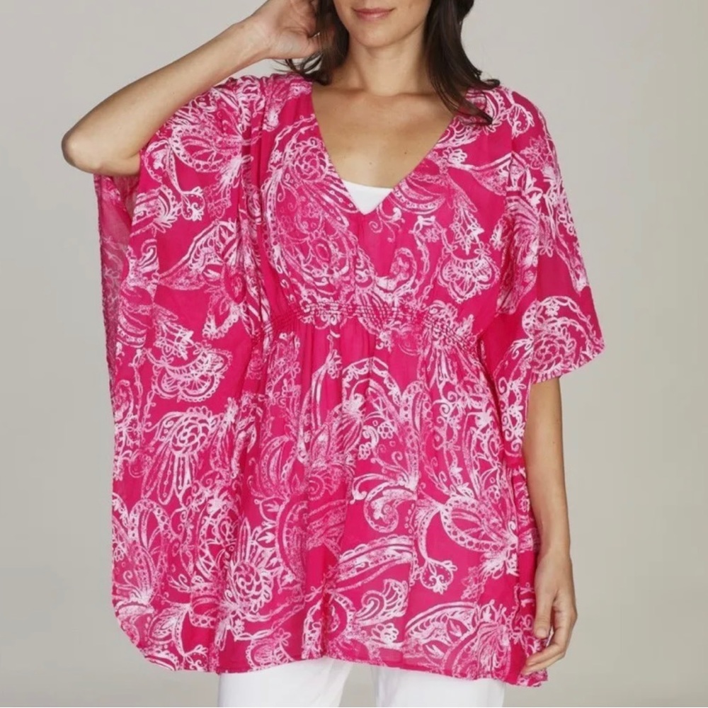 Fresh Produce Paisley Simple Tunic Top